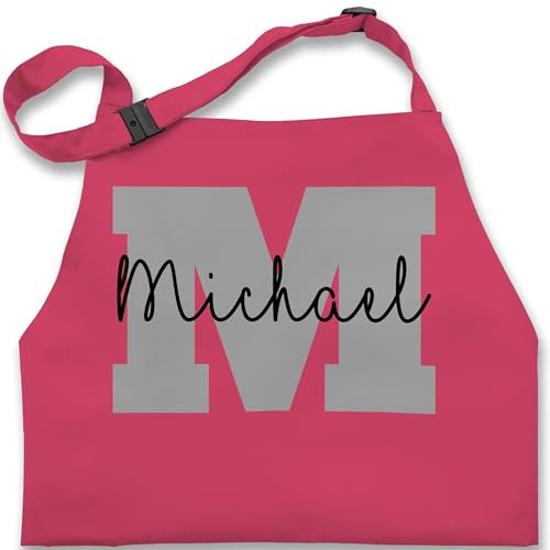 Kinderschürze Schürze Kinder Jungen Mädchen - Weihnachten Anfangsbuchstabe - Anfangsbuchstaben Name I Persönliches Geschenk Personalisiert mit Namen bedrucken I Initialen I Custom Buchstabe I
