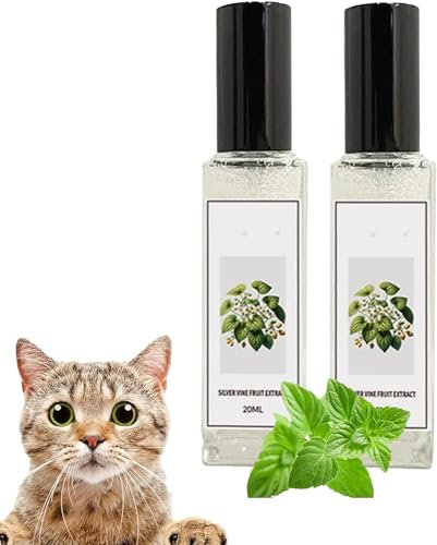 Figskey Herbal Cat Joy, 2024 Neues Katzenminze-Spray für Katzen, Katzenkratzspray Nebel, Katzentrainingsspray mit Katzenminze, Katzenangstlinderung, Katzenberuhigung (2 Stück)