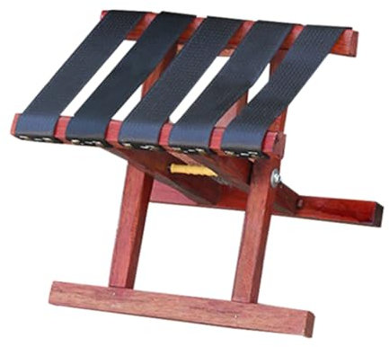 Sosoport Klappbarer Campinghocker Aus Holz Leichter Faltbarer Outdoor Hocker Sitzhöhe Stabiler Multifunktionaler Angel Gartensitz Kompakt Transportabel Für Grillen Und Wanderungen