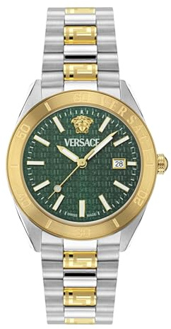 Versace Herren Analog Quarz Armbanuhr V-Dome
