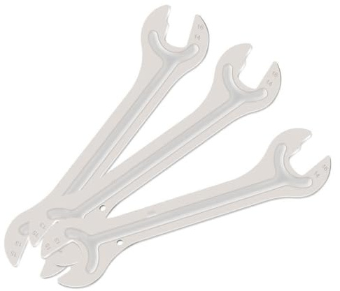 HOUSON 3PCS Fahrradnabenschlüssel, 13/14/15/16mm Konusschlüssel Nabe Schraubenschlüssel Nabenschlüssel Fahrrad Entfernung Reparatur Werkzeug