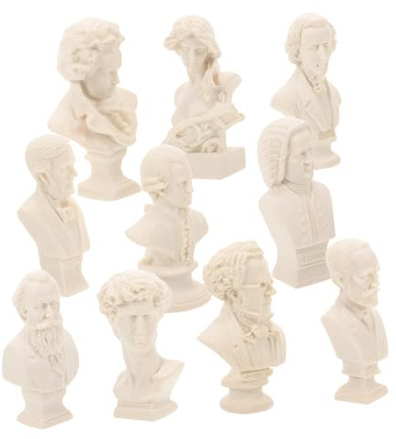 HAWILLOSCH 10pezzi Modelli Gesso per Schizzi Artistici Strumenti di Apprendimento per Disegno e Scultura per Esperimenti Creativi e Preparazione Esami Arte