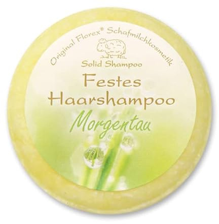 Florex Schafmilch Festes Haarshampoo Morgentau Naturprodukte 58g Florex Haarwaschseife festes Shampoo tägliche Haarwäsche