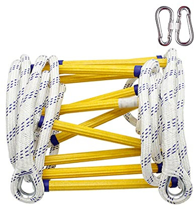 PNAJFUEL Strickleiter,Flucht-Seilleiter,Notfall-Leitern Feuer-Flucht-Leiter Soft-Leiter/5M