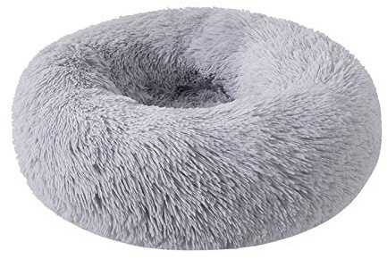 SWZEC Hundebett Wolke 7 - Das Original - Puppery (M-60CM,Hellgrau)