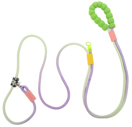 CAPASTEC Laisse pour Chien sans Les Mains, Laisse Ajustable Multifonction À Taille Bandoulière, Laisse Course 3,5M 11,5Ft, Poignée Mousse Chien Petite, Moyenne Grande Taille, Vert Violet