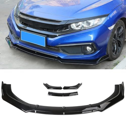 yaohaishao Auto Frontlippe Frontspoiler für Ford Kuga MK2 2013-2020, Frontstoßstangen Lippenkörper Autoteile Autoantikollisionsschutz