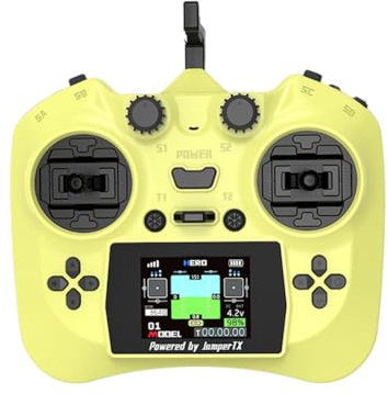 Kioball Contrôleur de Télécommande Intelligent TX avec Écran Couleur pour Émetteur Hall Sensor Gimbals ELRS 2.4G 100mW 12CH pour Drone RC FPV D