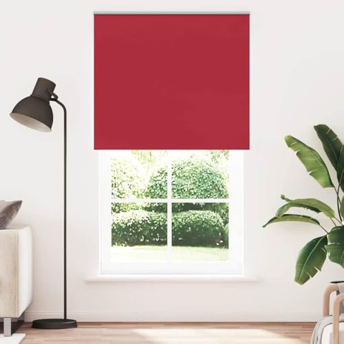 Pangshiyuan Verdunkelungsrollo Rot 120x230cm Stoffbreite 116,6cm Polyester,jiangboyue-4011860