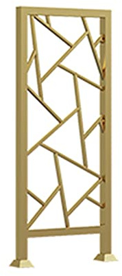 Kit de barandilla de escalera de hierro de metal para interiores y exteriores, terraza de loft y balcón, 5 opciones elegantes disponibles (dorado, moderno, clásico, rústico, industrial)