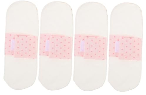Wiederverwendbare Slipeinlagen 4 Stück-pack aus Baumwolle für Damen | Waschbar, und Schweißableitend, Geeignet für Wochenbett und Fehlgeburt