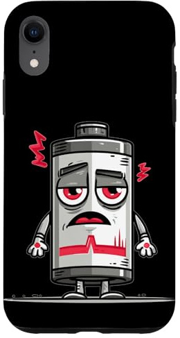 Costume de Batterie Faible pour Batteries à Faible consommation d'énergie et sans Puissance Coque pour iPhone XR