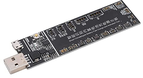 Cocoarm Placa de Activación de Carga de Batería Tarjeta de Activación de Batería de Teléfono PCB, Diseño de PCB Alimentado por USB, Identificación Automática de Polaridad, Detección de Corriente de