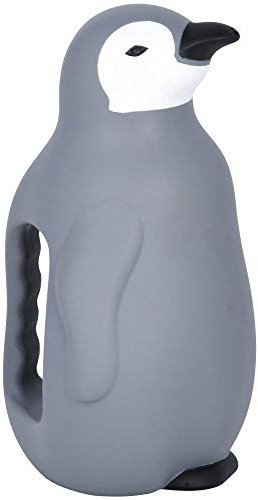 Rivanto® Gießkanne Pinguin aus Kunststoff, blau, Garten Gießkanne, 15,5 x 12,4 x H23,1 cm