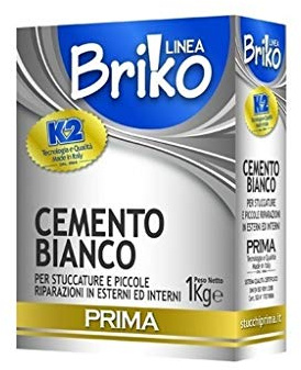 Cemento Bianco Per Stuccare 1kg Prima K2