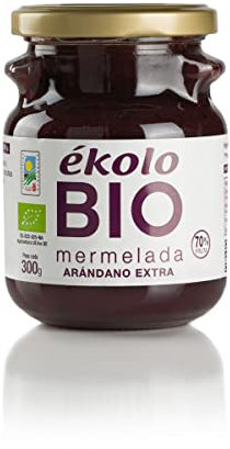 Ekolo Mermelada De Arándanos Bio, 6 Tarros, 300g 1800g
