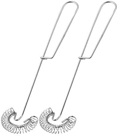 Hemoton 2 frusta a spirale in acciaio inox, mini frusta per salse, latte, schiumarola, miscelatore manuale per cucina