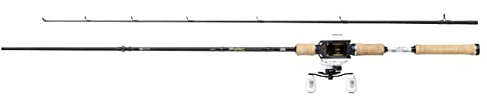 Abu Garcia MAX PRO Casting Rute und Bait Cast Rollen Combo – Raubfischangeln – Hecht, Zander, Barsch, Weiß