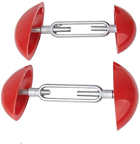 QIANMEI Ensanchador de Zapatos Hormas Zapatos Simple Shoe Tree | Camilla de Zapato Ajustable para Hombres Hombres | para Bota Zapatillas de Deporte Ocasionales (Color : Red, Size : Width: 7cm 12cm)