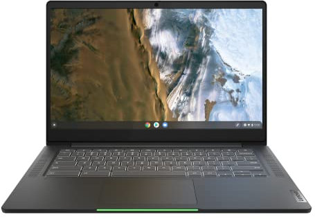 Lenovo IdeaPad 5 Chromebook 14 Inch Full HD Laptop - (Intel Pentium Gold 7505, Integrated Intel UHD Graphics, 4GB RAM, 128GB SSD, ChromeOS) - Storm Grey
