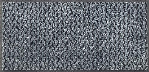 wash+Dry Fußmatte Duo Denim 35x75cm, innen und außen, waschbar, Blau
