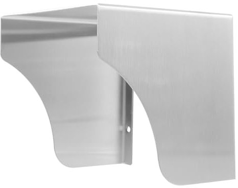 DOITOOL Funda protectora para timbre de puerta inalámbrico, cubierta de metal resistente a la lluvia, cubierta para timbre de puerta, cubierta de protección contra la lluvia, enchufe de metal, acero