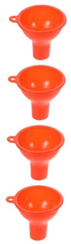 DECHOUS 4pezzi Imbuto Silicone Alimentare Per Trasferimento Design Per Appenderlo Utensile Per Rifornire Giocattoli Per Facile e Utilizzare