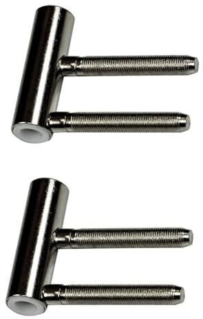 SN-TEC Türband Mittelband Rahmenteil V 4400 WF 3 NUV mit 3 mm nach unten versetzten Zapfen zum Anheben der Tür um 3mm (2 Stück)