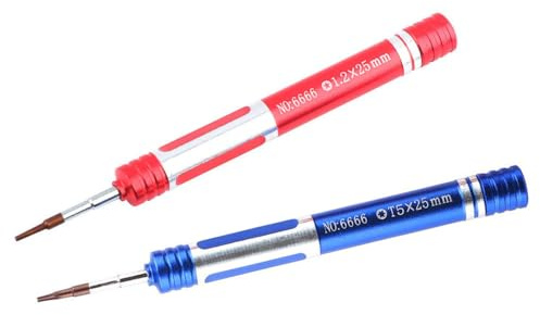 Precision 1,2 mm P5 Pentalobe-Schraubendreher und T5-Torx-Schraubendreher-Set, kompatibel mit MacBook Pro und Air Retina Reparaturwerkzeug-Set