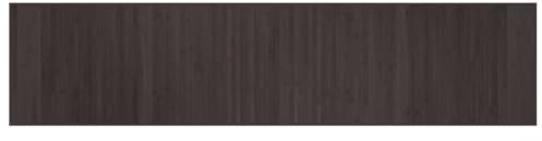 vidaXL Alfombra Rectangular bambú marrón Oscuro 70x300 cm, Alfombra de área, Alfombra de Sala de Estar, Alfombra de Cocina, Alfombra de Piso