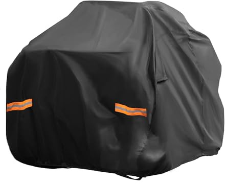 X AUTOHAUX ATV-Abdeckung für Polaris Sportsman 850 XP1000, wasserdicht, 4 Räder, Quad-Abdeckung für Can-am Outlander Renegade XMR 650, 850, 1000R, 210D-PU, Schwarz, 224 cm L x 127 cm B x 130 cm H | 210D-PU Vierradabdeckung für Can-am Renegade XMR 650 850 1000R, wasserdicht, 210D-PU, Schwarz, 210 cm L x 127 cm B x 130 cm