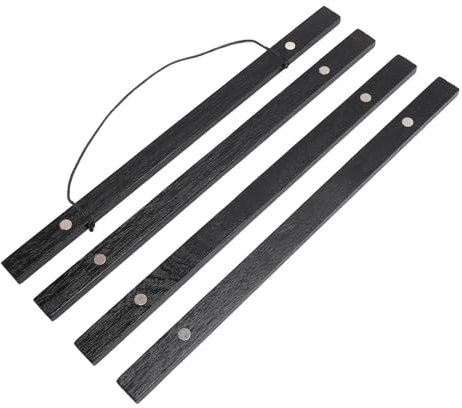 Magnetischer Posterrahmen aus Holz Zum Aufhängen, Stilvoller Dekorativer Hängerahmen für Leinwandfotos, 4-teiliges Set für Zuhause und Büro (30cm)