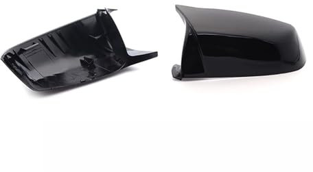 Rückspiegelkappe Kappen -Stil Schwarz Für 5 6 7 Serie F01 F02 F03 F04 F06 F07 F10 F11 F12 F13 Seitenspiegelkappenabdeckung Spiegelkappen(Bright Black)