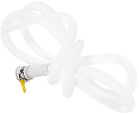 Yardenfun 4m Air Conditioner Drain Hose Flexible Tubing Split Drain Hose for Household Appliances Leak-resistant Design Convenient for Washing Machines and Units