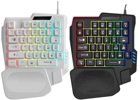 Tastiera, Tastiera ergonomica di gioco, Tastiera da gioco programmabile, Tastiera meccanica con una sola mano, Tastiera meccanica portatile, Tastiera meccanica, Tastiera meccanica programmabile