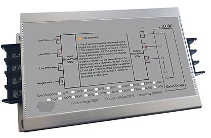 SAEVVCJWW Transformateur électronique Intelligent triphasé de 7,5 KW, 380V à 220V à 200V, 1kw/2kw/3kw/4kw/5kw/6kw/7kw(7.5KW)