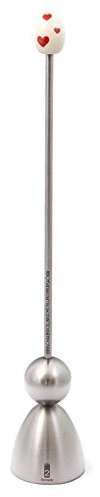 T2 TAKE TWO Clack Toqueur à œuf en Acier Inoxydable, Multicolore, 24 x 4 x 24 cm, 1 unité