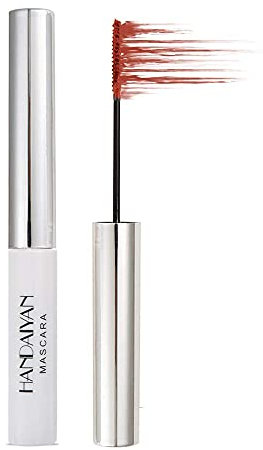 GL-Turelifes 12 Color Mascara Colorful Fiber Mascara Charming Longlasting Mascara, Thick & Long Eyelash Waterproof and Smudge-proof Eyes Makeup (#11 Crimson)