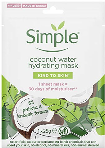 Simple Kind to Skin Hydrating Coconut Water Sheet Mask 1 pc