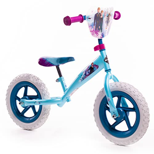 Huffy Disney La Reine des Neiges 2 Draisienne pour Enfants de 3 à 5 Ans Motif Anna Elsa Olaf Bleu Blanc 30,5 cm