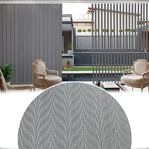 Pxzybd Vertikaljalousie Für Fenster 50/60/70/80/90/100/120cm,Vertikale Lamellenjalousien Für Innen,Dekorative Vertikale Jalousien Für Heimbüro,60% Lichtfilternde Lamellenvorhang,W×H-120x120cm/47x47in