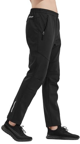 INBIKE Fahrradhose Herren Lange Winter Fahrradbekleidung Radhose Wasserdichte Atmungsaktive Hose Fahrrad MTB Moutainbike Rennrad Schwarz M