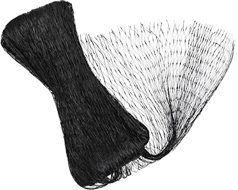 15M*4M Black Garden Netting Grass Seed Netting Reusable Lawn Netting for Pea, Strawberry, Pond Netting, Vegetables and Trees Protection and Pest Control (4x15m)