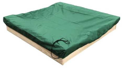 Bâche Bac à Sable 120 x 120 x 20 cm Bache de Protection pour Bac à Sable Housse pour Bac à Sable D'extérieur Housse de Protection Bac à Sable Bâche Bac à Sable Enfant pour Jardin Imperméable