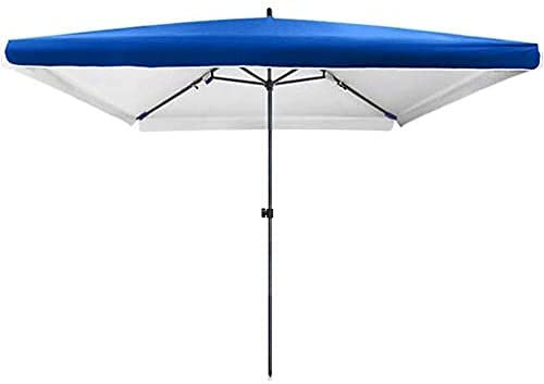 VNNHGB Parapluie de Table d'extérieur Parasols 2,7 M Jardin Balcon Demi-Parapluie Semi-Circulaire avec manivelle pour Patio extérieur Petit, Pare-Soleil Semi-Rond Circulaire terrasse Marc