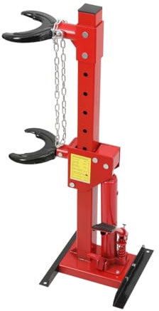 Lfhelper 3T KFZ Werkzeug Hydraulischer Federspanner Federbein Spanner, 7-Fach Verstellbar, Stahlkonstruktion KFZ Werkzeug, Fußpedaldesign
