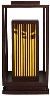 HUANGBANG Pendant Lights E27 Pedestal Post Cap Lights, Outdoor Powered Fence Column Lamp Lantern