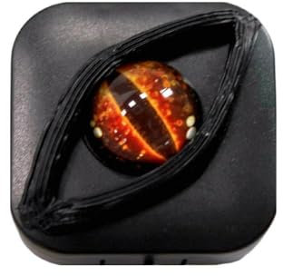 Devil's Eye Contact Lenses Box Color Portable Contact Case Kit For Travel Lens Kit Fancy Box, Removal Kit Lens No Contact Eyes Gifts Color Storage Fancy Box Fancy Portable Portable Fancy Trave