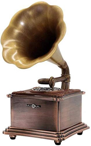 Lettore di Vinile, Altoparlante Bluetooth retrò Classico Pigro con Grammofono A Doppio Disco Stereo
