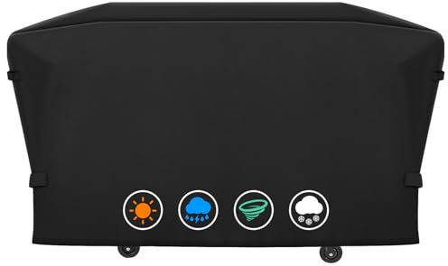 Heavy Duty 600D Polyester Cover Compatible with Members Mark 4-Burner Outdoor Flat Top Gas Griddle, 600D Heavy Duty Waterproof for Member's Mark 36 Inch Griddle Replacement Cover